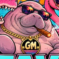 The manatee in his gold GM chain